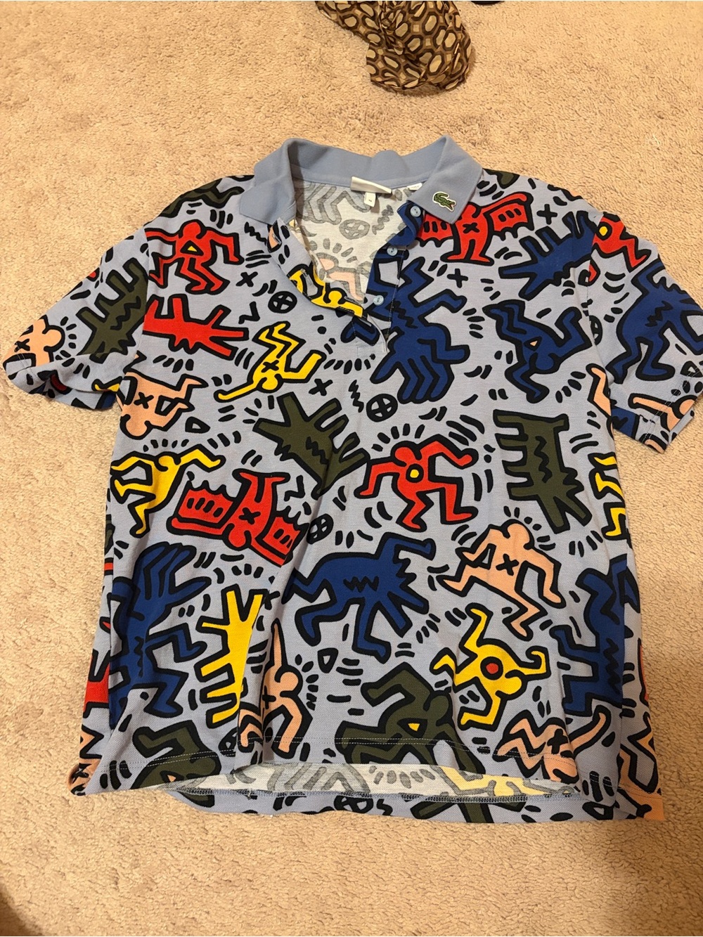 LACOSTE X KEITH HARING polo shirt